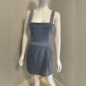 Forever 21 Light Blue Corduroy Dress